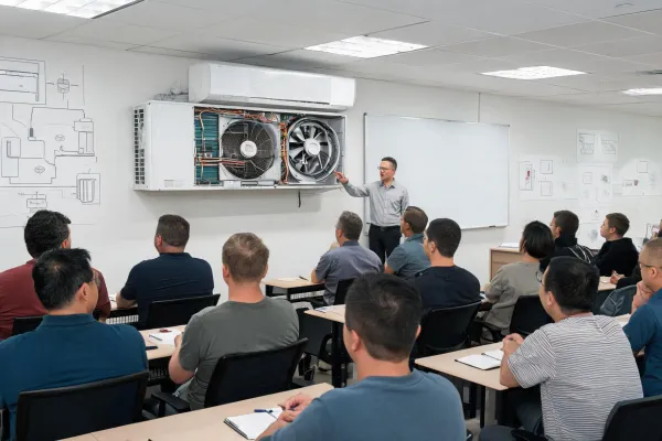 Dealer training classroom