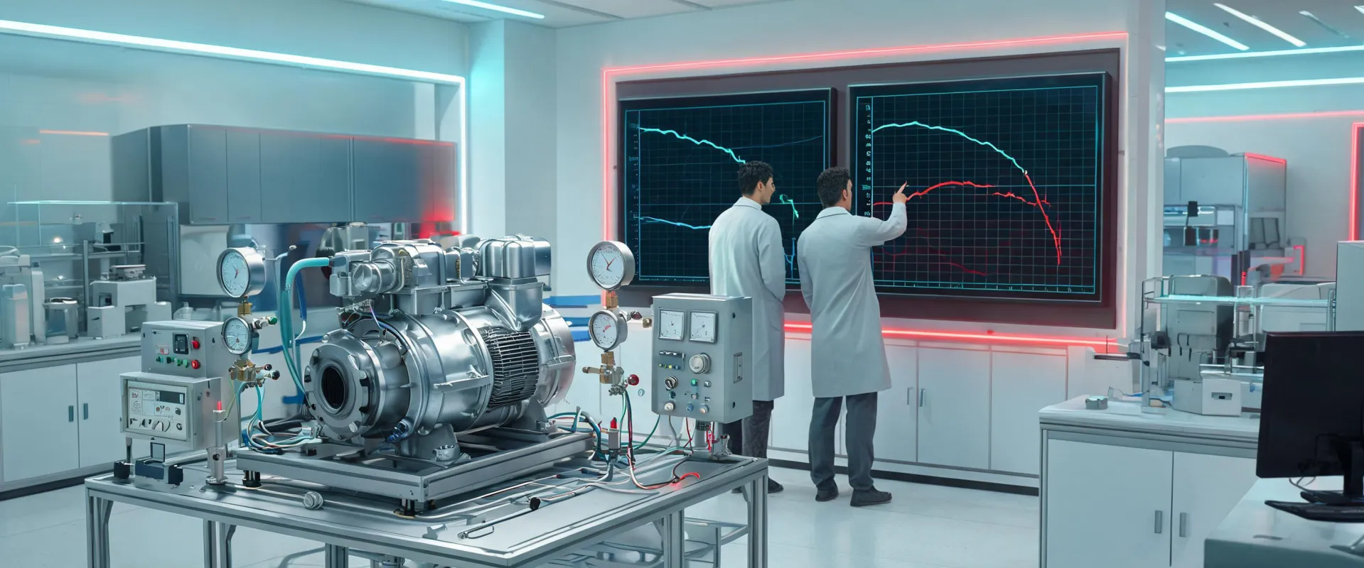 Mitsubishi Electric Innovation Lab compressor research bay
